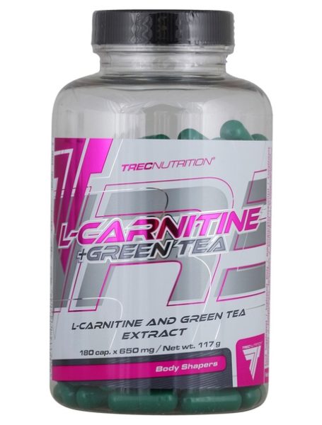 TRECNUTRITION L-CARNITINE+GREEN TEA 180 капсул