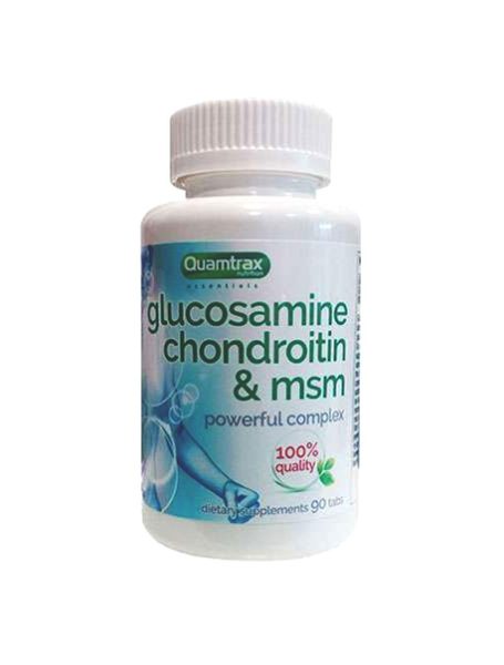 Комплекс Glucosamine Chondroitin & MSM Quamtrax